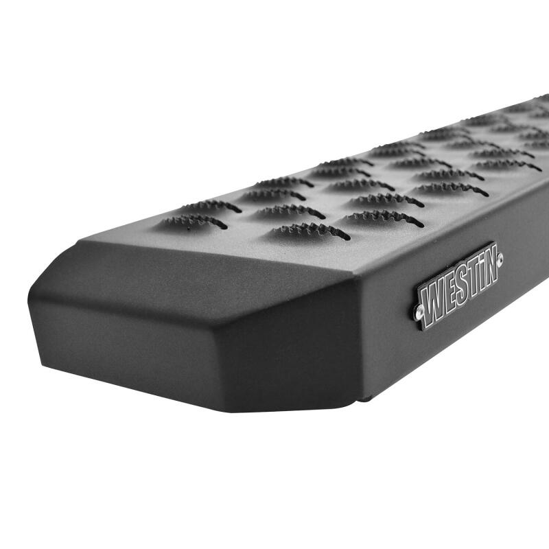 WES Running Boards - Grate - Westin Grate Steps Running Boards 75 in - Textured Black