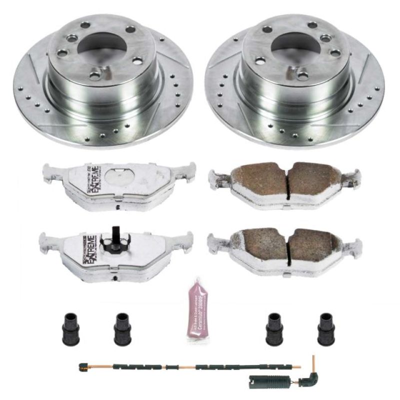 PSB Z26 Street Warrior Kit - Power Stop 03-05 BMW Z4 Rear Z26 Street Warrior Brake Kit