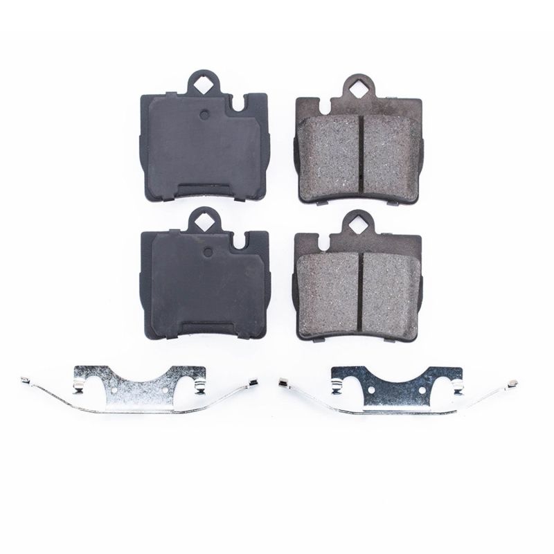 PSB Z17 Evolution Brake Pads - Power Stop 01-02 Mercedes-Benz CL55 AMG Rear Z17 Evolution Ceramic Brake Pads w/Hardware
