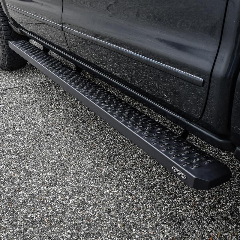 WES Running Boards - Grate - Westin Grate Steps Running Boards 86 in - Textured Black