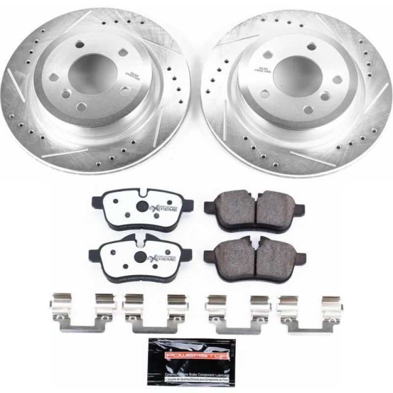 PSB Z26 Street Warrior Kit - Power Stop 11-16 BMW Z4 Rear Z26 Street Warrior Brake Kit