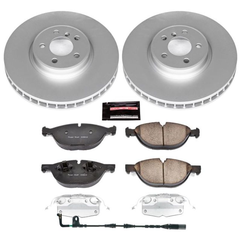 PSB Evolution Coated Rotor - Power Stop 08-09 BMW X6 Front Z23 Coated Brake Kit
