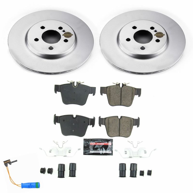 PSB Z23 Evolution Coated Kit - Power Stop 2018 Mercedes-Benz C43 AMG Rear Z23 Evolution Sport Coated Brake Kit