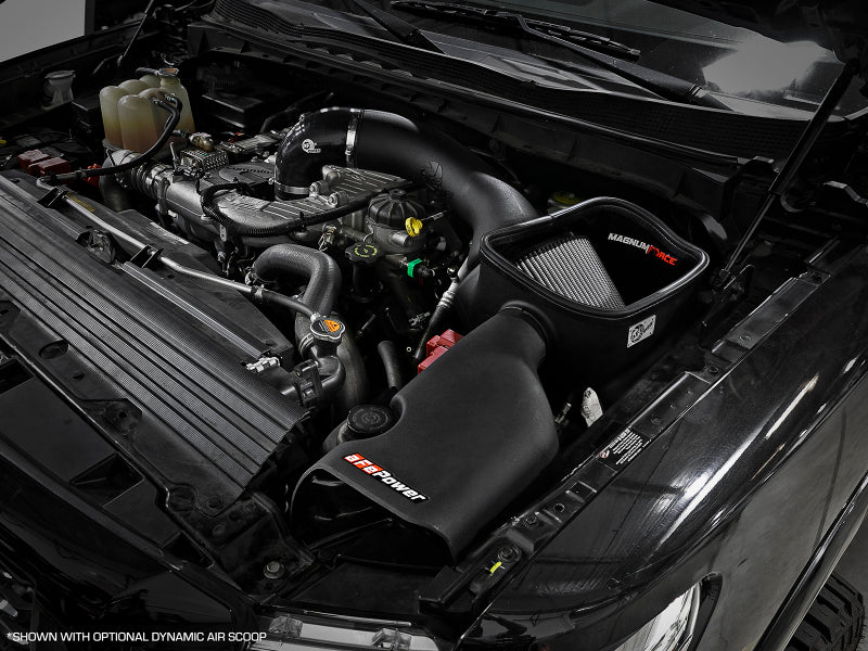 AFE Magnum FORCE Stage-2 Cold Air Intakes - aFe Magnum FORCE Stage-2 Cold Air Intake System w/ Pro DRY S Media 16-19 Nissan Titan XD V8-5.0L(td)