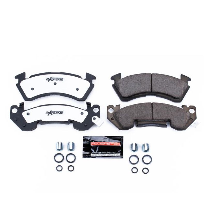 PSB Z26 Extreme Brake Pads - Power Stop 92-96 Buick Commercial Chassis Front Z26 Extreme Street Brake Pads w/Hardware