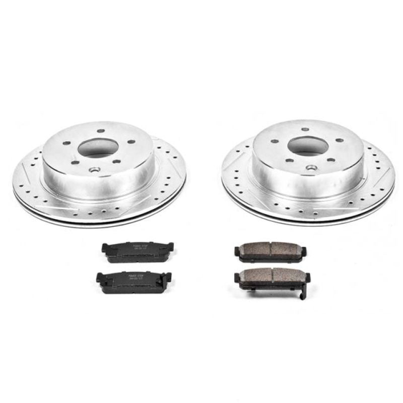 PSB Z23 Evolution Kit - Power Stop 93-97 Infiniti J30 Rear Z23 Evolution Sport Brake Kit