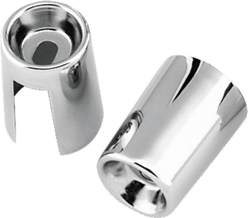 BKC Shock Covers - Bikers Choice 65-74 XL L70-84 FL 71-86 FX Chrome Shock Stud Covers Replaces H-D 54704-65T Pr