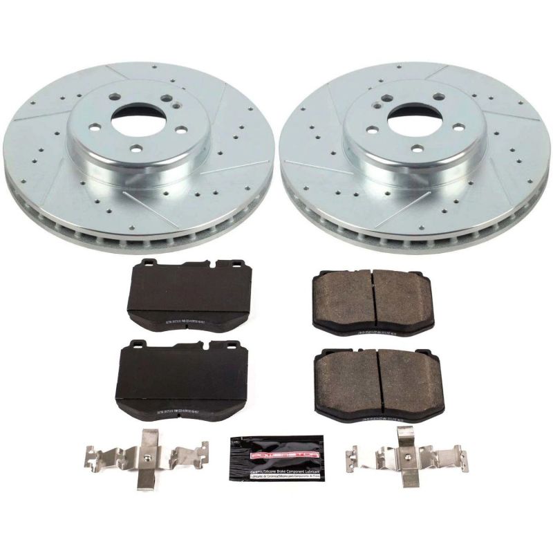 PSB Z23 Evolution Kit - Power Stop 2017 Mercedes-Benz E300 Front Z23 Evolution Sport Brake Kit