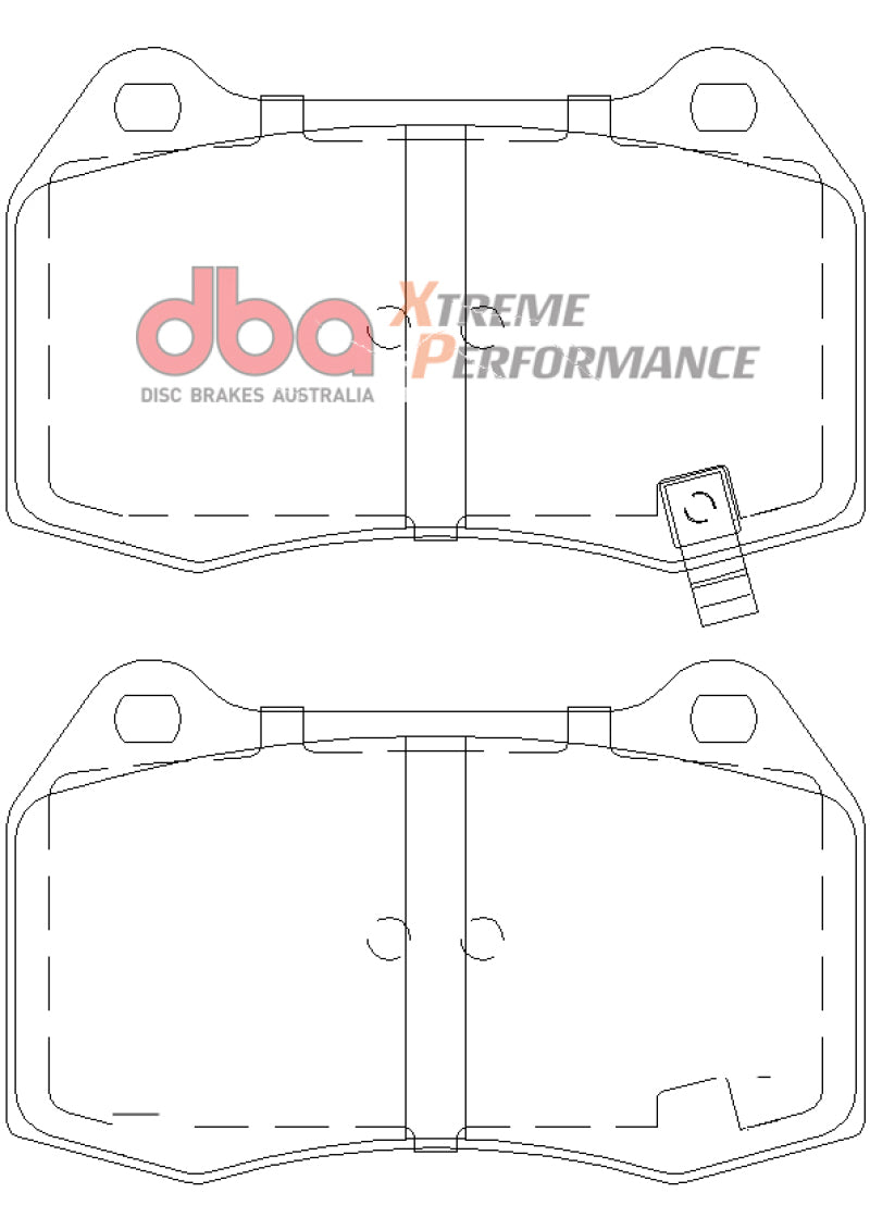 DBA XP650 Brake Pads - DBA 03-07 G35 w/ Brembo XP650 Front Brake Pads