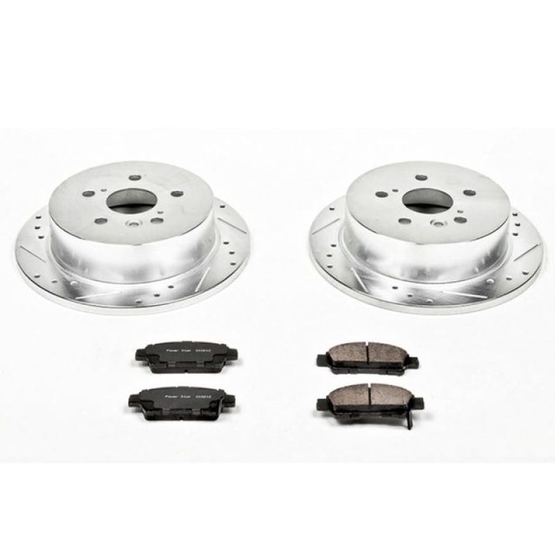 PSB Z23 Evolution Kit - Power Stop 04-10 Toyota Sienna Rear Z23 Evolution Sport Brake Kit