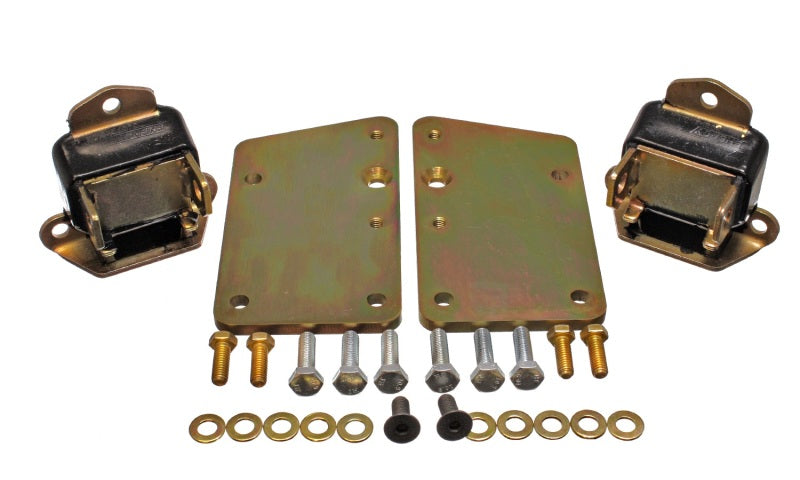 ES Motor Mounts - Black - Energy Suspension Ls Conversion Motor Mount Set - Black