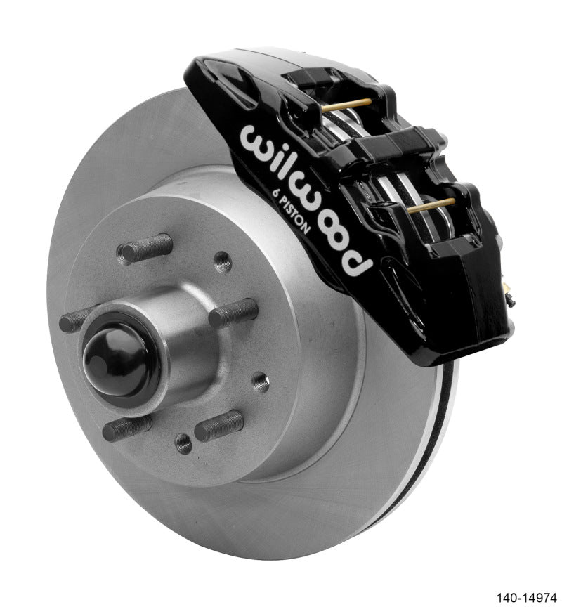 WIL Dynapro Brake Kit - Wilwood Dynapro 6 Front Hub Kit 11.86in 51-59 Chevrolet 1500 1/2 Ton