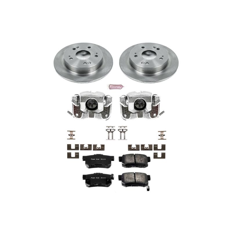 PSB Autospecialty Kit w/Cals - Power Stop 13-15 Acura ILX Rear Autospecialty Brake Kit w/Calipers
