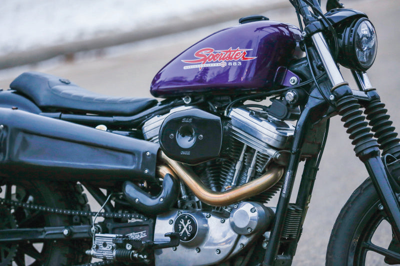 SSC Air Cleaner Kits - S&S Cycle Stealth Applications Tribute Air Cleaner Cover - Gloss Black