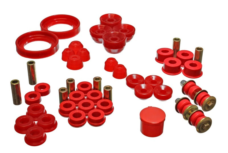 ES Hyper-Flex Sets - Red - Energy Suspension 94-97 Honda Accord/Odyssey Red Hyper-Flex Master Bushing Set