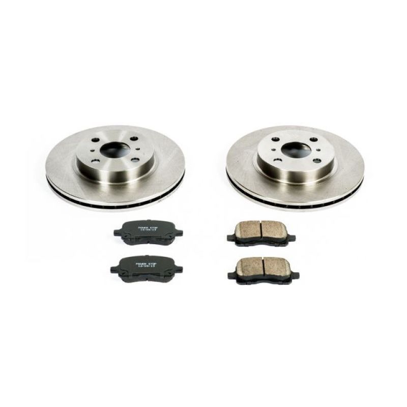PSB Autospecialty Kit - Power Stop 98-02 Chevrolet Prizm Front Autospecialty Brake Kit