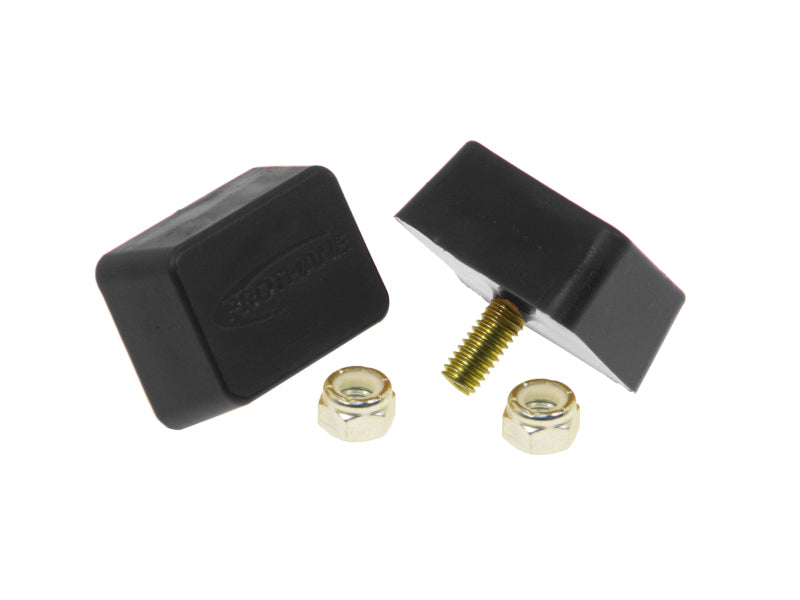 PRO Bump Stops - Blk - Prothane Universal Bump Stop 3/4 X 1 3/4 X 1 3/8 - Black