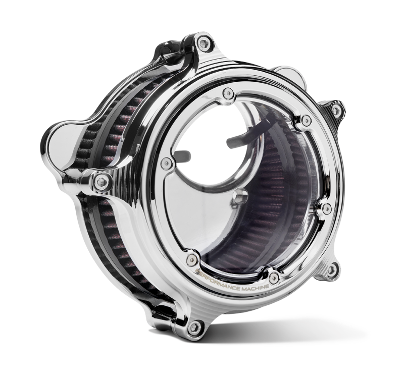 PFM Air Cleaners - Performance Machine 23-Up CVO, 2024 Touring Vision Series Air Cleaner - Chrome
