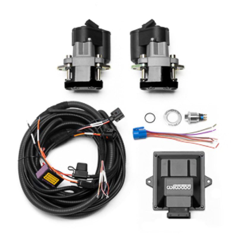 WIL Parking Brake Caliper - Wilwood Electronic Parking Brake Rear Retrofit Kit w/ Switch Harness - Black Powder Coat Caliper