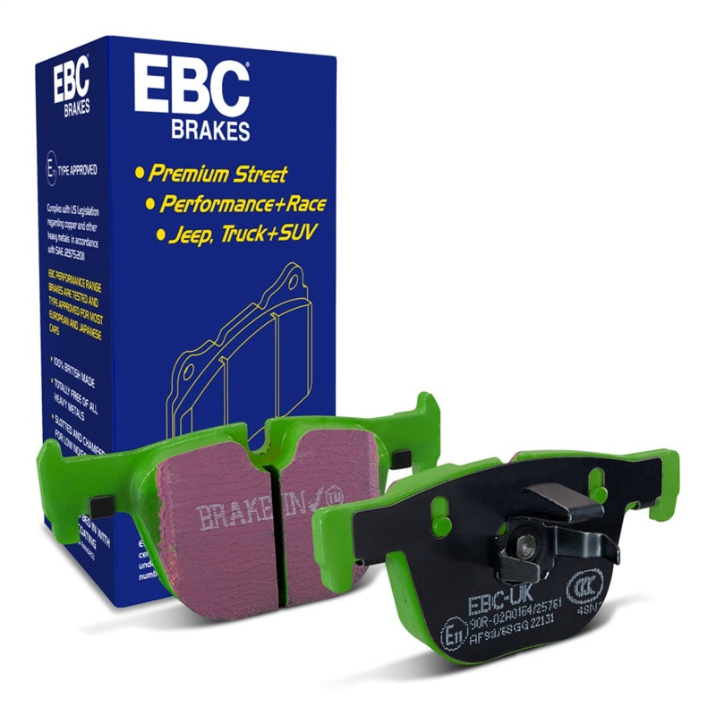 EBC Greenstuff Brake Pad Sets - EBC 12+ BMW ActiveHybrid 3 3.0 Turbo Greenstuff Rear Brake Pads