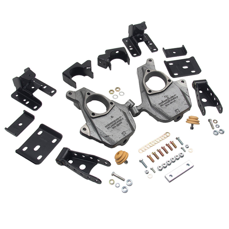 BT Lowering Kit - Belltech LOWERING KIT 16.5-17 Chevy Silverado Standard Cab 2WD 3-4F / 5-6R