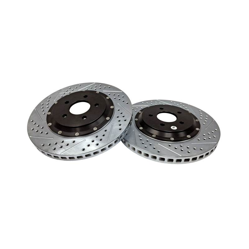 BAE Eradispeed Rotors - Baer Brakes 05-14 Ford Mustang Base Eradispeed+ Front SDZ 2-Piece Performance Brake Rotors