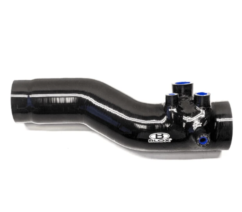 BX Silicone Intake Hoses - BLOX Racing 15-20 Subaru WRX FA20 High Power 3in Turbo Inlet Hose - Black