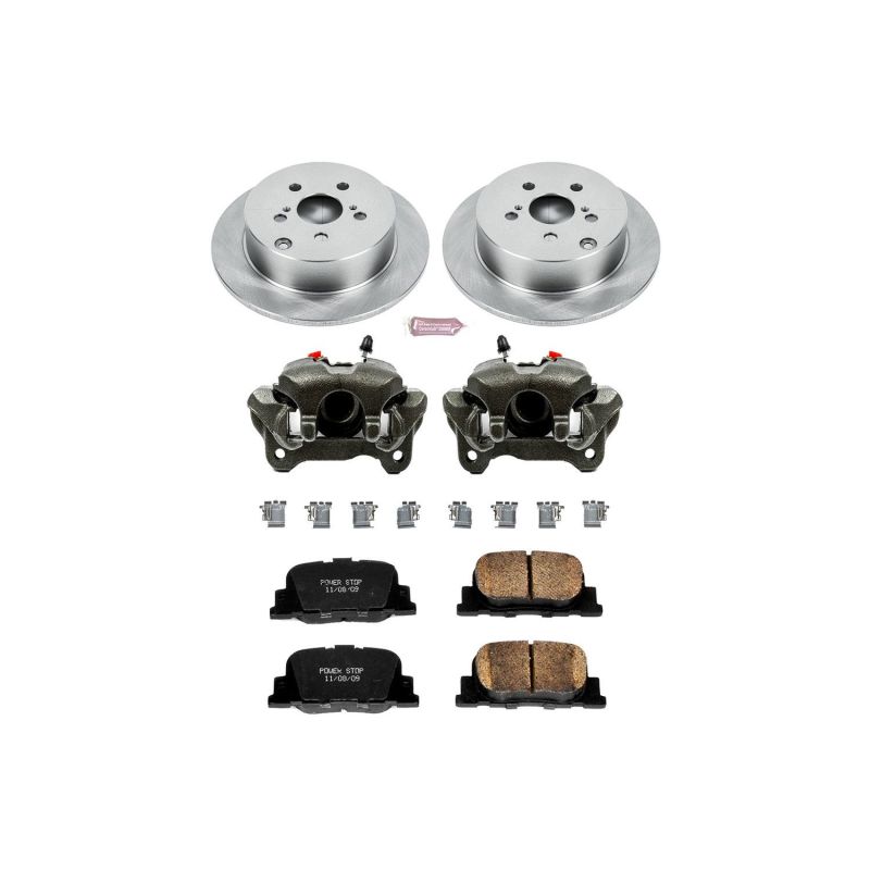 PSB Autospecialty Kit w/Cals - Power Stop 05-10 Scion tC Rear Autospecialty Brake Kit w/Calipers