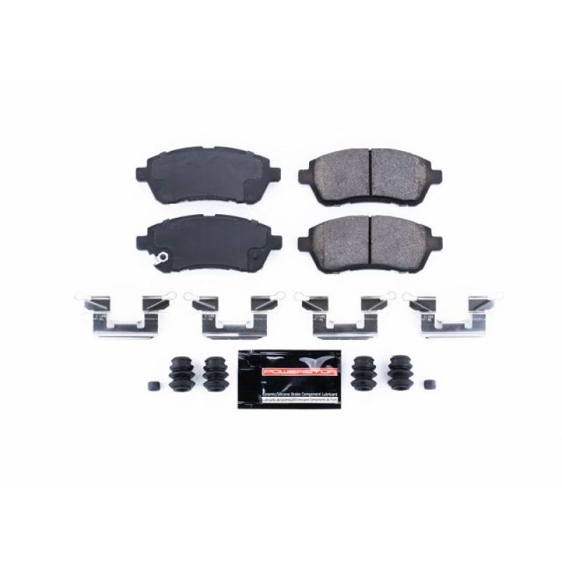 PSB Z23 Evolution Brake Pads - Power Stop 11-14 Mazda 2 Front Z23 Evolution Sport Brake Pads w/Hardware