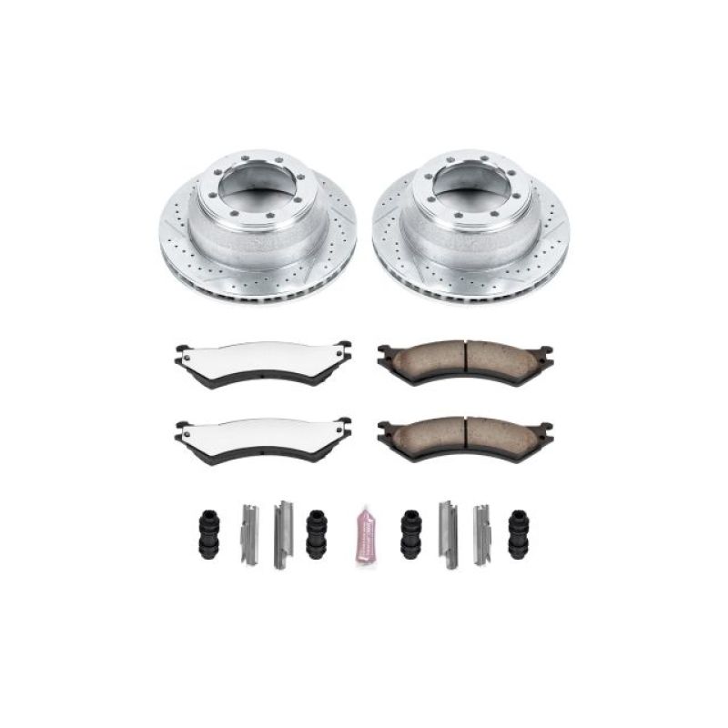 PSB Z36 Truck & Tow Kit - Power Stop 03-05 Ford E-350 Club Wagon Rear Z36 Truck & Tow Brake Kit