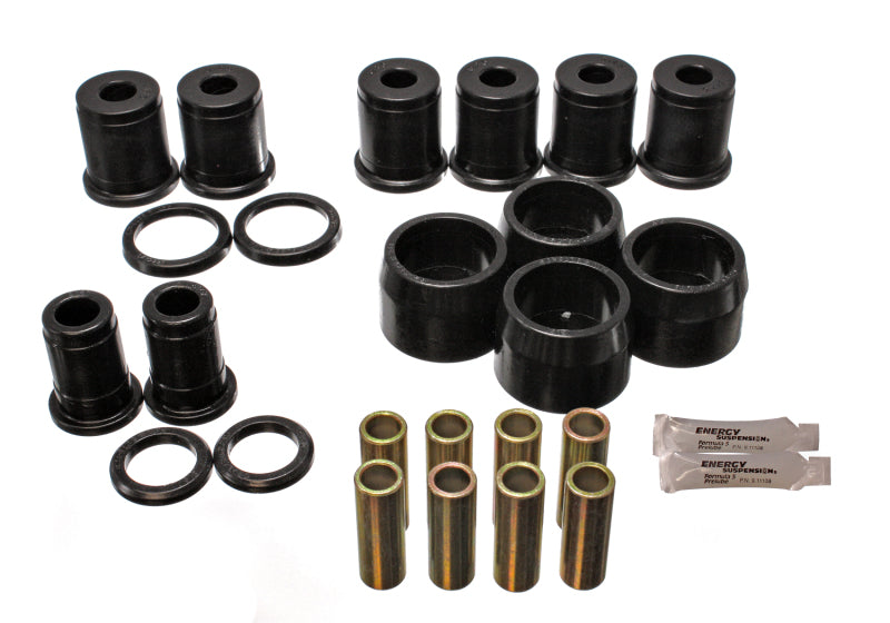 ES Cntrl Arm Bushings - Black - Energy Suspension Rear Control Arm W/Thrust Washers - Black