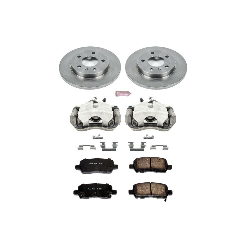 PSB Autospecialty Kit w/Cals - Power Stop 05-09 Buick Allure Rear Autospecialty Brake Kit w/Calipers