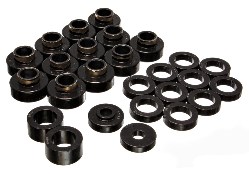 ES Body Mounts - Black - Energy Suspension CJ-8 Scrambler Body Mount - Black
