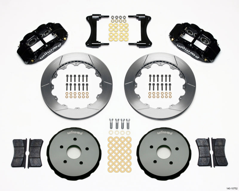 WIL Superlite Brake Kit - Wilwood Narrow Superlite 6R Front Hat Kit 12.88in 2008 Toyota Matrix