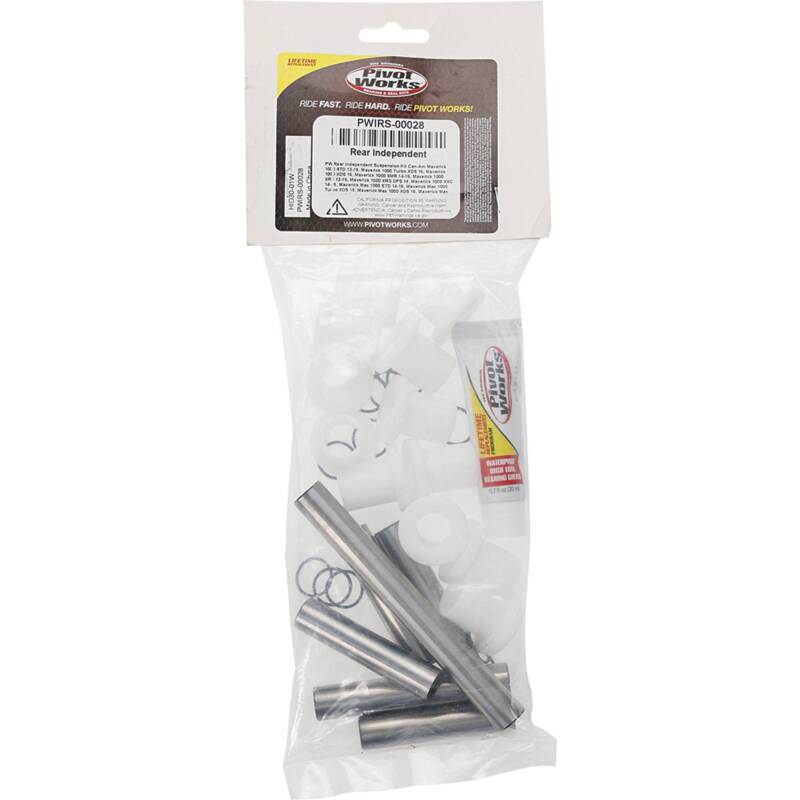 PIV A-Arm Kit - Pivot Works 13-15 Can-Am Maverick 1000R STD Rear Independent Suspension, 2 Kits Req. Per Veh