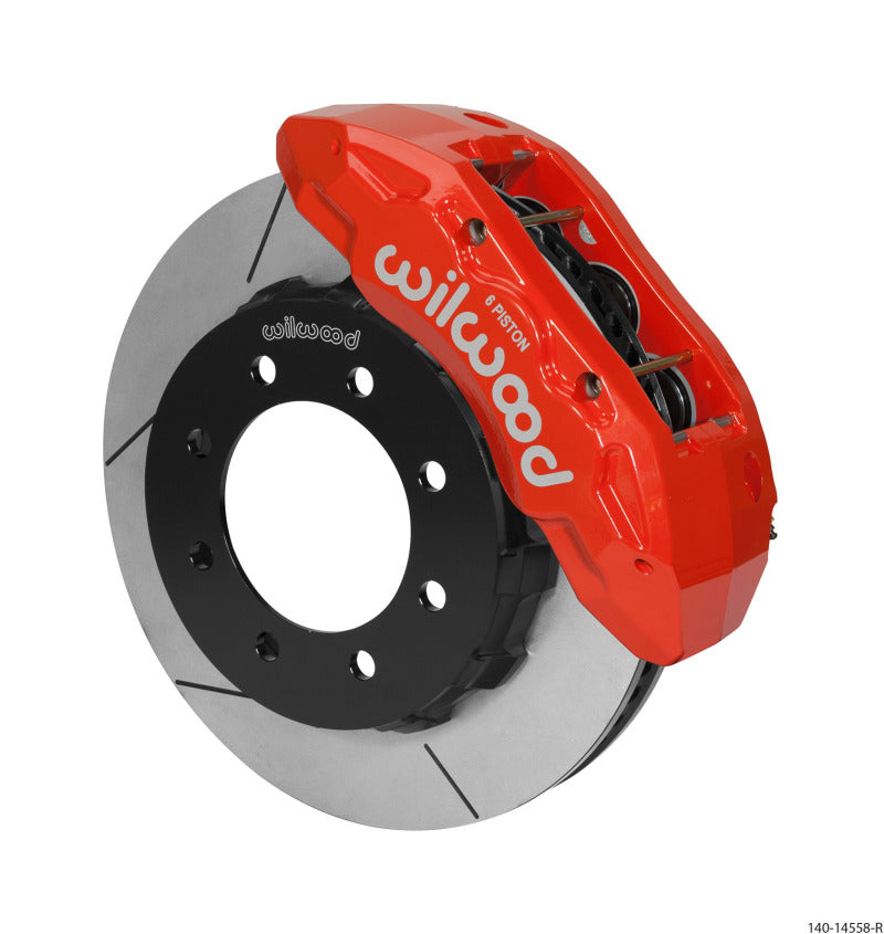 WIL TX6R Brake Kit - Wilwood TX6R Front Kit 15.00in Red 13-17 Ford F-250/F-350 - 4WD