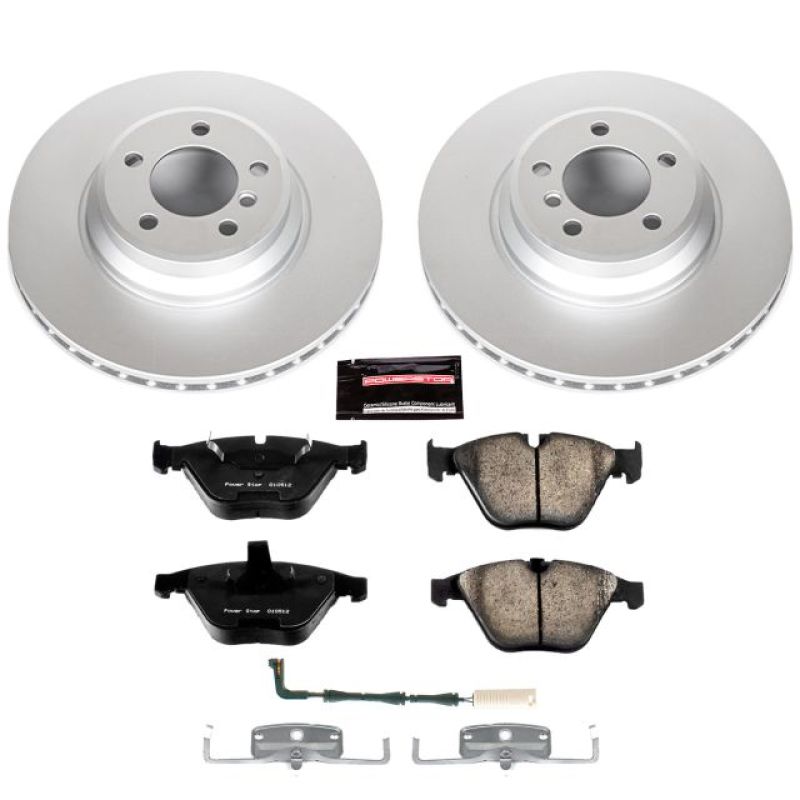 PSB Z23 Evolution Coated Kit - Power Stop 02-05 BMW 745i Front Z23 Evolution Sport Coated Brake Kit