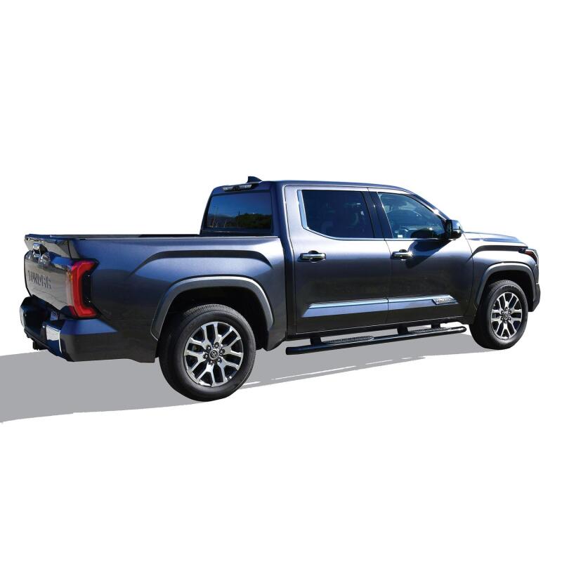 WES Nerf Bars - PRO TRAXX 4 - Westin 2022 Toyota Tundra CrewMax PRO TRAXX 4 Oval Nerf Step Bars - Black