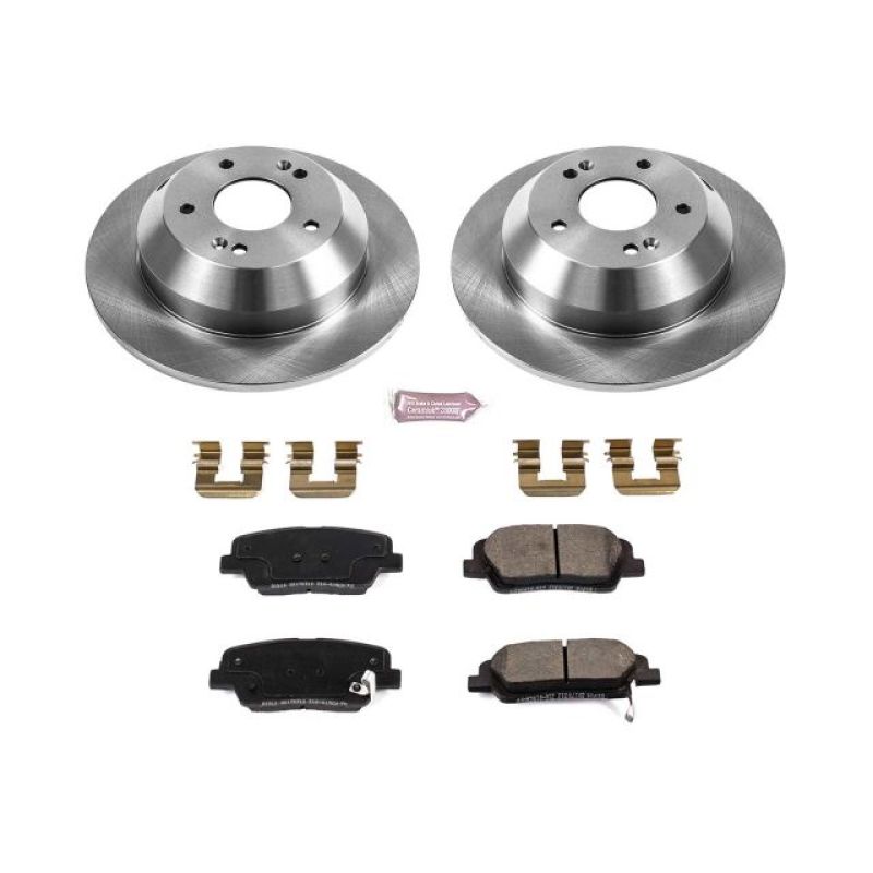 PSB Autospecialty Kit - Power Stop 10-18 Hyundai Santa Fe Rear Autospecialty Brake Kit