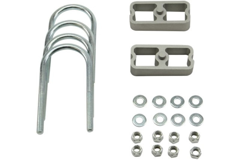 BT Lowering Block Kit - Belltech LOWERING BLOCK KIT 1inch WITH 2 DEGREE ANGLE