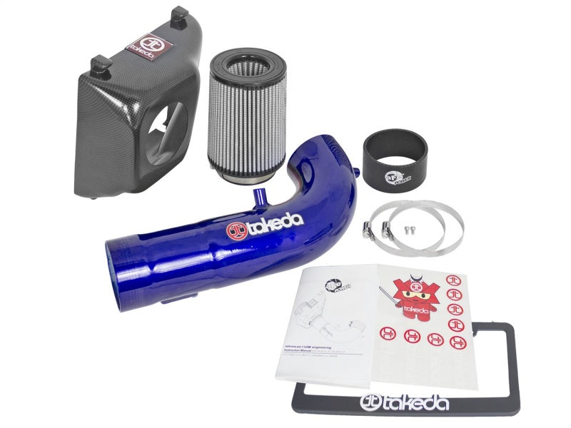 AFE Takeda Stage-2 Cold Air Intakes - aFe Takeda Stage-2 Pro Dry S Cold Air Intake System 15-17 Lexus RC F 5.0L V8