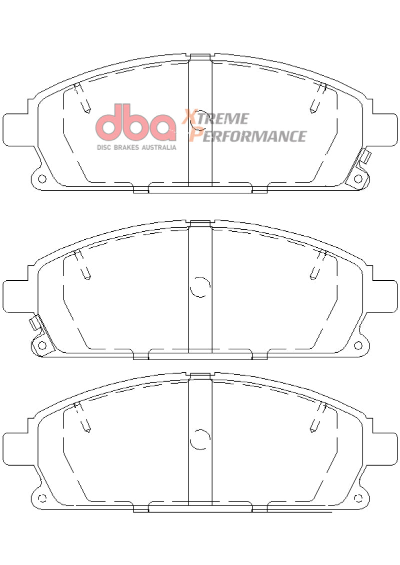 DBA XP650 Brake Pads - DBA 96-04 Nissan Pathfinder XP650 Front Brake Pads