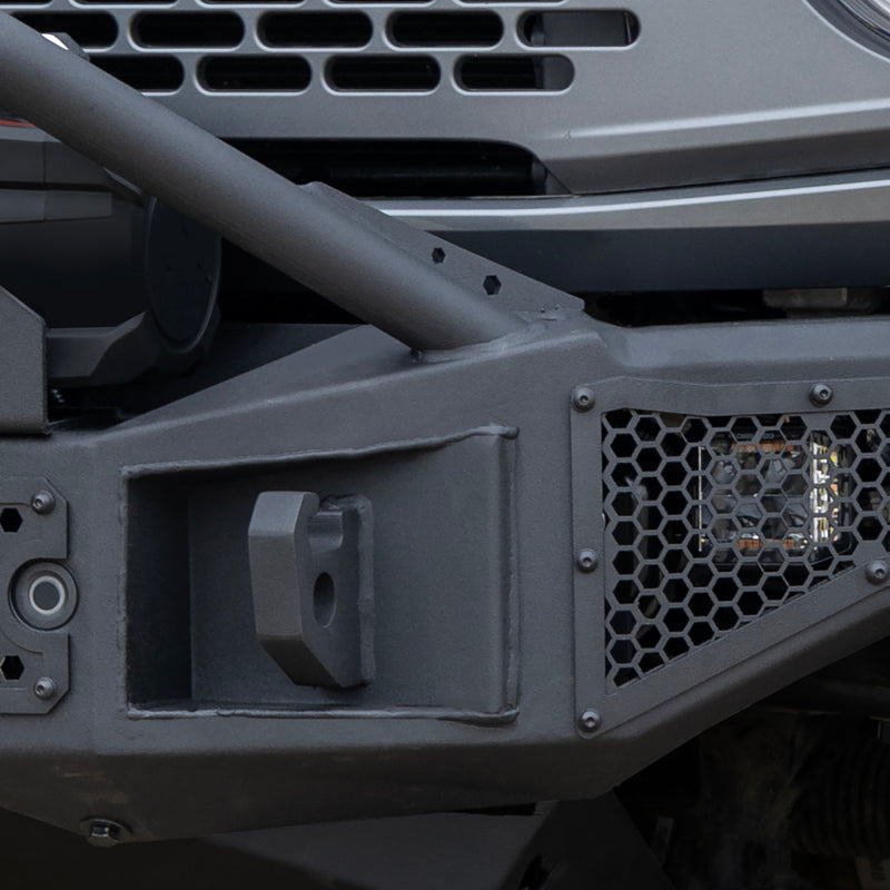 GOR Rockline Bumper - Go Rhino 21-24 Ford Bronco (2 and 4 Door) Rockline Full Width Bumper w/ Overrider Bar