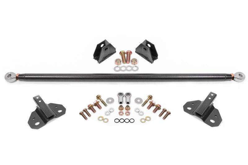 BMR Shock Mounts - BMR 15-23 Ford S550 Mustang Shock Mount Kit - Black Hammertone