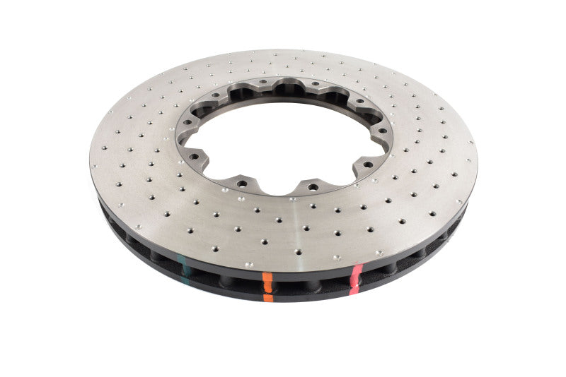 DBA 5000 Series Drilled Rotors - DBA 19+ Chevrolet Camaro ZL1 (w/ M6 Nuts) 5000 Series Cross Drilled & Dimpled Brake Rotor