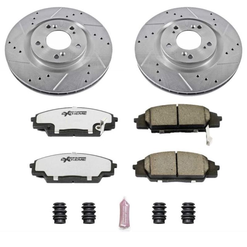PSB Z26 Street Warrior Kit - Power Stop 00-09 Honda S2000 Front Z26 Street Warrior Brake Kit