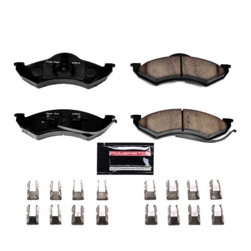 PSB Z23 Evolution Brake Pads - Power Stop 1999 Dodge Dakota Front Z23 Evolution Sport Brake Pads w/Hardware