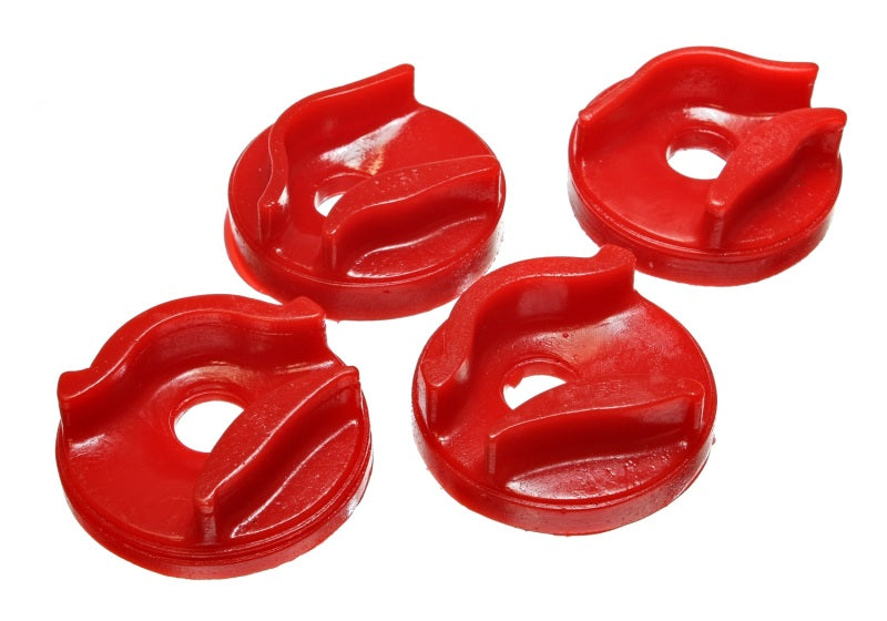 ES Motor Mounts - Red - Energy Suspension 00-01 Nissan Sentra/200SX Red Motor Mount Insert Set (w/ 2.0L engine manual trans
