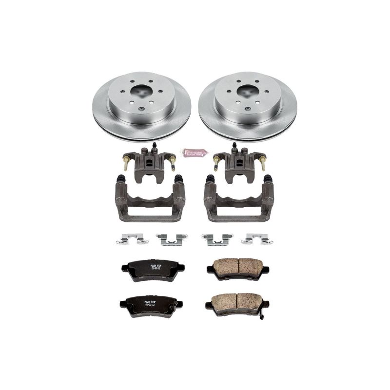 PSB Autospecialty Kit w/Cals - Power Stop 05-12 Nissan Pathfinder Rear Autospecialty Brake Kit w/Calipers