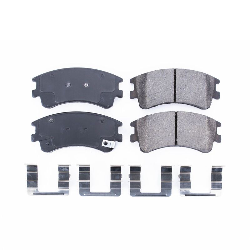 PSB Z17 Evolution Brake Pads - Power Stop 03-05 Mazda 6 Front Z17 Evolution Ceramic Brake Pads w/Hardware